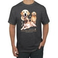 thumbnail image 1 of If It's Not a Golden Retriever It's Just a Dog Gift | Mens Dog Lover Graphic T-Shirt, Heather Black, Large, 1 of 3