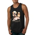 thumbnail image 1 of If It's Not a Golden Retriever It's Just a Dog Gift | Mens Dog Lover Graphic Tank Top, Black, Small, 1 of 3