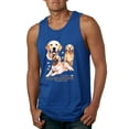 thumbnail image 1 of If It's Not a Golden Retriever It's Just a Dog Gift | Mens Dog Lover Graphic Tank Top, Royal, X-Large, 1 of 3