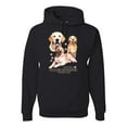 thumbnail image 1 of If It's Not a Golden Retriever It's Just a Dog Gift | Mens Dog Lover Hooded Sweatshirt Graphic Hoodie, Black, Small, 1 of 3
