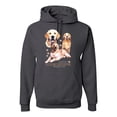 thumbnail image 1 of If It's Not a Golden Retriever It's Just a Dog Gift | Mens Dog Lover Hooded Sweatshirt Graphic Hoodie, Charcoal, Small, 1 of 3