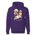 thumbnail image 1 of If It's Not a Golden Retriever It's Just a Dog Gift | Mens Dog Lover Hooded Sweatshirt Graphic Hoodie, Purple, 3XL, 1 of 3