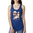 thumbnail image 1 of If It's Not a Golden Retriever It's Just a Dog Gift | Womens Dog Lover Jersey Racerback Tank Top, Royal, X-Large, 1 of 3