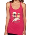 thumbnail image 1 of If It's Not a Golden Retriever It's Just a Dog Gift | Womens Dog Lover Premium Tri-Blend Racerback Tank Top, Shocking Pink, Small, 1 of 3