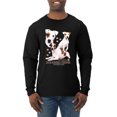 thumbnail image 1 of If It's Not a Jack Russell Terrier It's Just a Dog | Mens Dog Lover Long Sleeve T-Shirt, Black, Small, 1 of 3