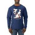 thumbnail image 1 of If It's Not a Jack Russell Terrier It's Just a Dog | Mens Dog Lover Long Sleeve T-Shirt, Navy, 2XL, 1 of 3