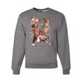 thumbnail image 1 of If It's Not a Pitbull It's Just a Dog Gift | Mens Dog Lover Crewneck Graphic Sweatshirt, Heather Grey, X-Large, 1 of 3