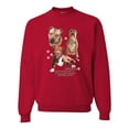 thumbnail image 1 of If It's Not a Pitbull It's Just a Dog Gift | Mens Dog Lover Crewneck Graphic Sweatshirt, Red, X-Large, 1 of 3