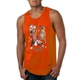 thumbnail image 1 of If It's Not a Pitbull It's Just a Dog Gift | Mens Dog Lover Graphic Tank Top, Orange, Small, 1 of 3