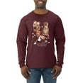 thumbnail image 1 of If It's Not a Pitbull It's Just a Dog Gift | Mens Dog Lover Long Sleeve T-Shirt, Maroon, Large, 1 of 3