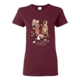 thumbnail image 1 of If It's Not a Pitbull It's Just a Dog Gift | Womens Dog Lover Graphic T-Shirt, Maroon, X-Large, 1 of 3