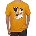 thumbnail image 1 of If It's Not a Pug It's Just a Dog Gift | Mens Dog Lover Graphic T-Shirt, Gold, X-Large, 1 of 3