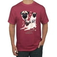 thumbnail image 1 of If It's Not a Pug It's Just a Dog Gift | Mens Dog Lover Graphic T-Shirt, Vintage Heather Red, Medium, 1 of 3