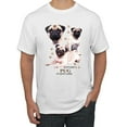 thumbnail image 1 of If It's Not a Pug It's Just a Dog Gift | Mens Dog Lover Graphic T-Shirt, White, 5XL, 1 of 3
