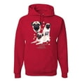 thumbnail image 1 of If It's Not a Pug It's Just a Dog Gift | Mens Dog Lover Hooded Sweatshirt Graphic Hoodie, Red, 3XL, 1 of 3