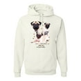 thumbnail image 1 of If It's Not a Pug It's Just a Dog Gift | Mens Dog Lover Hooded Sweatshirt Graphic Hoodie, White, Large, 1 of 3