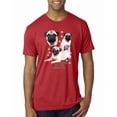 thumbnail image 1 of If It's Not a Pug It's Just a Dog Gift | Mens Dog Lover Premium Tri Blend T-Shirt, Vintage Red, 2XL, 1 of 3