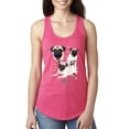 thumbnail image 1 of If It's Not a Pug It's Just a Dog Gift | Womens Dog Lover Jersey Racerback Tank Top, Hot Pink, Large, 1 of 3