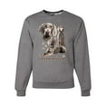 thumbnail image 1 of If It's Not a Weimaraner It's Just a Dog Gift | Mens Dog Lover Crewneck Graphic Sweatshirt, Heather Grey, Large, 1 of 3