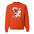thumbnail image 1 of If It's Not a Yellow Lab It's Just a Dog Gift | Mens Dog Lover Crewneck Graphic Sweatshirt, Orange, X-Large, 1 of 3
