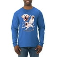 thumbnail image 1 of If It's Not a Yellow Lab It's Just a Dog Gift | Mens Dog Lover Long Sleeve T-Shirt, Royal, Small, 1 of 3