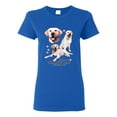 thumbnail image 1 of If It's Not a Yellow Lab It's Just a Dog Gift | Womens Dog Lover Graphic T-Shirt, Royal, Small, 1 of 3