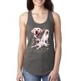 thumbnail image 1 of If It's Not a Yellow Lab It's Just a Dog Gift | Womens Dog Lover Jersey Racerback Tank Top, Dark Grey, Medium, 1 of 3