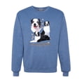 thumbnail image 1 of If It's Not an Australian Shepherd It's Just a Dog Gift | Mens Dog Lover Crewneck Graphic Sweatshirt, Vintage Heather Blue, 2XL, 1 of 3