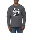 thumbnail image 1 of If It's Not an Australian Shepherd It's Just a Dog Gift | Mens Dog Lover Long Sleeve T-Shirt, Charcoal, 3XL, 1 of 3