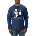 thumbnail image 1 of If It's Not an Australian Shepherd It's Just a Dog Gift | Mens Dog Lover Long Sleeve T-Shirt, Navy, 2XL, 1 of 3