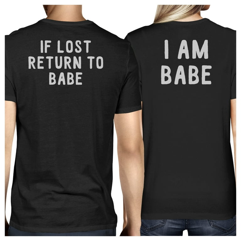 If Lost Return To Babe Funny Matching Partner T-Shirt Gift If Lost Return To Babe Funny Matching Partner T-Shirt Gift