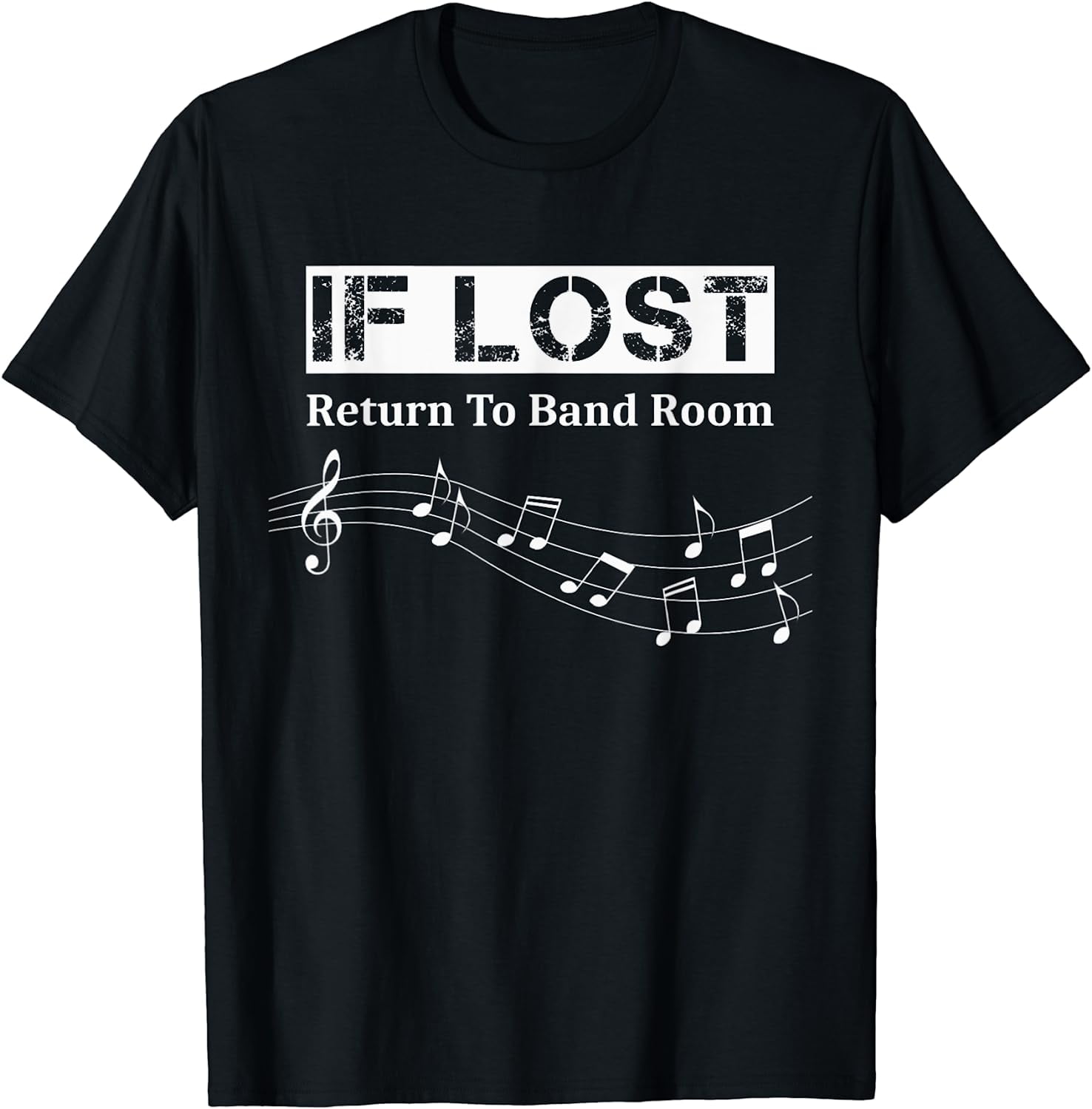 If Lost Return To Band Room Funny Marching Band T-Shirt - Walmart.com