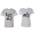 thumbnail image 1 of If Lost Return To Mary I am Mary Matching Couple Cotton Jerseys (Men Heather / Women Heather) (Men S / Women L), 1 of 3