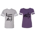 thumbnail image 1 of If Lost Return To Mary I am Mary Matching Couple Cotton Jerseys (Men Heather / Women Purple) (Men XL / Women S), 1 of 3