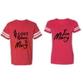 thumbnail image 1 of If Lost Return To Mary I am Mary Matching Couple Cotton Jerseys (Men Red / Women Red) (Men XXXL / Women XXL), 1 of 3