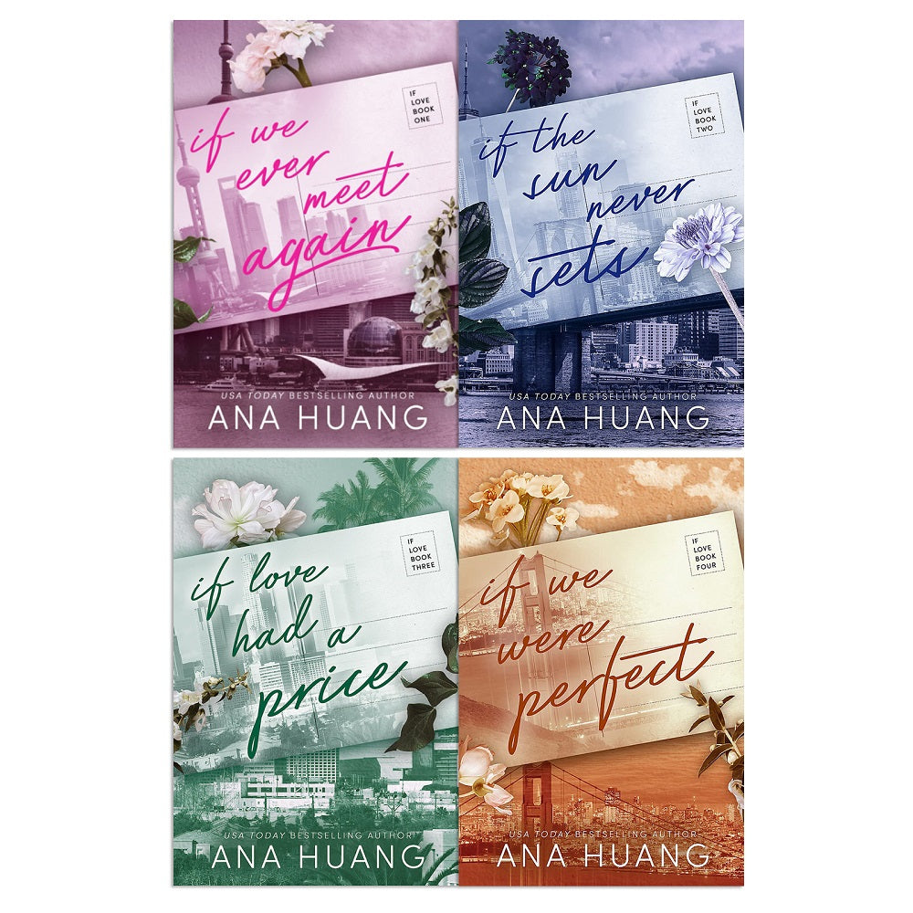 If Love Series Collection 4 Book Set By Ana Huang (If We Ever Meet Again, If the Sun Never Sets, If Love Finds Us, If the Storm Ends
