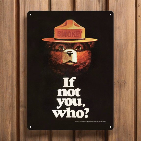 If Not You Who Duty Metal Sign Inspirational Home Office Wall Decor Tin Sign, Size 8x12