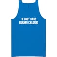 thumbnail image 1 of If Only Sass Burned Calories Neon Tank Top, 1 of 1