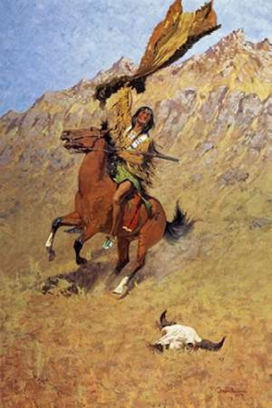 If Skulls Could Speak Canvas Art - Frederic Remington (12 x 18)