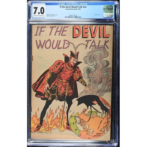 If The Devil Would Talk (1950) #nn CGC FN/VF 7.0 Cream To Off White Comic Book