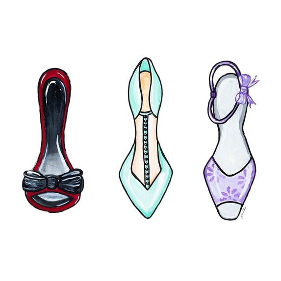 If The Shoe Fits I by Gina Ritter Poster Print