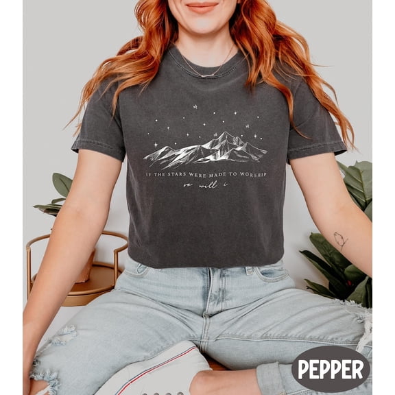 If The Stars Were Made To Worship Shirt, Bible Verse Shirt, Christian Shirt, Faith Shirt, Religious Shirt