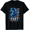 thumbnail image 1 of If They Talk Behind Your Back Fart Unhinged Alpha Wolf Funny T-Shirt for Men Women, 1 of 4