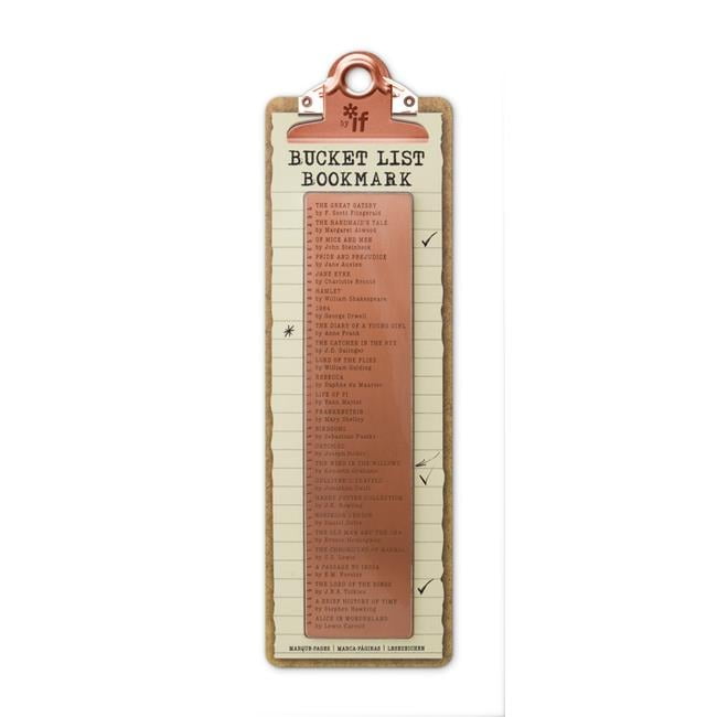 If USA  Bucket List Bookmark, Copper