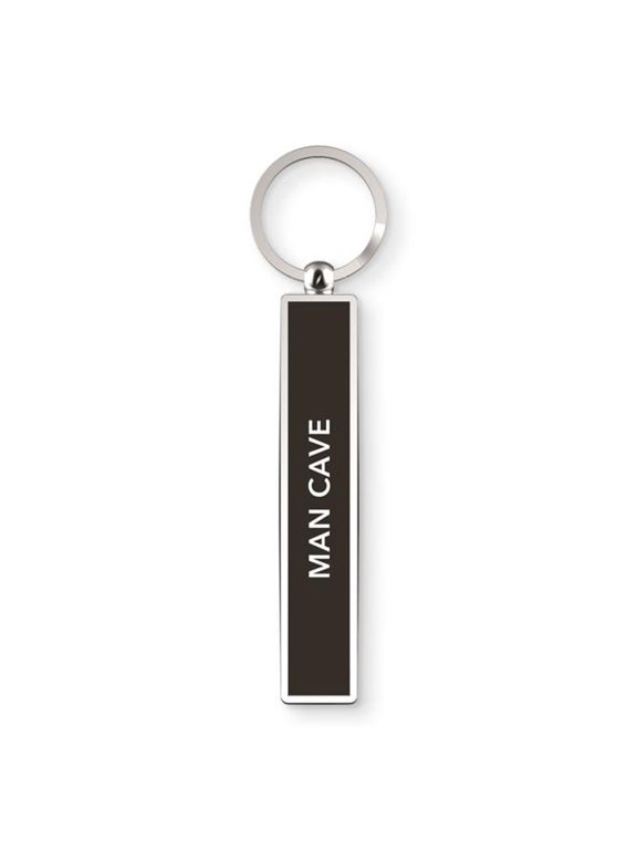 Show Offs Keys Man Cave Keyrings, Black