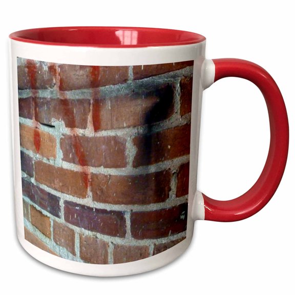 3drose, If Walls Could Talk, 11oz Two-tone Red Mug