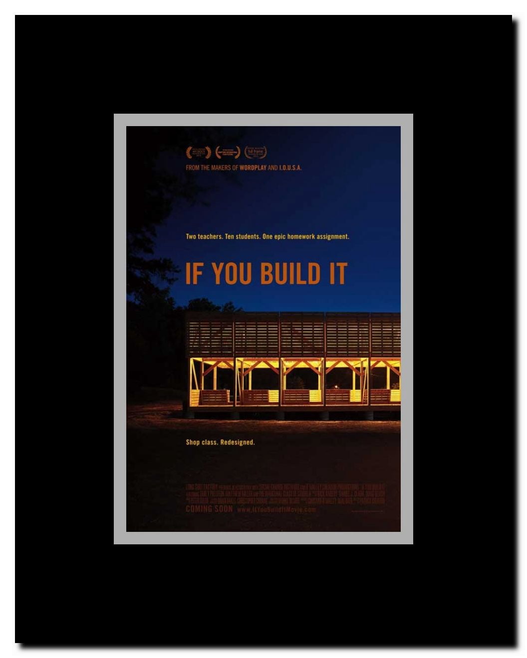 If You Build It Framed Movie Poster
