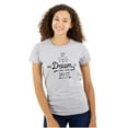 thumbnail image 1 of If You Can Dream Inspiration Motivated Womens Slim Fit Graphic Tee Brisco Brands X, 1 of 5