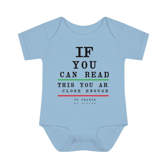If You Can Read This Infant Baby Rib Bodysuit