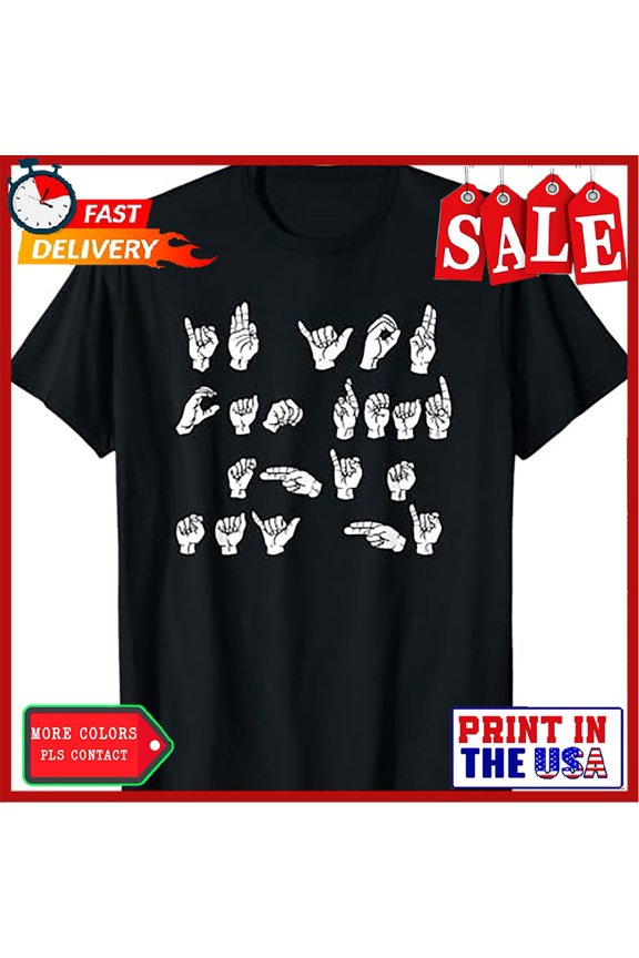 If You Can Read This Say Hi American Sign Language ASL T-Shirt
